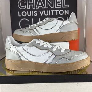 FP Movement by Free People White and Gray Sneakers